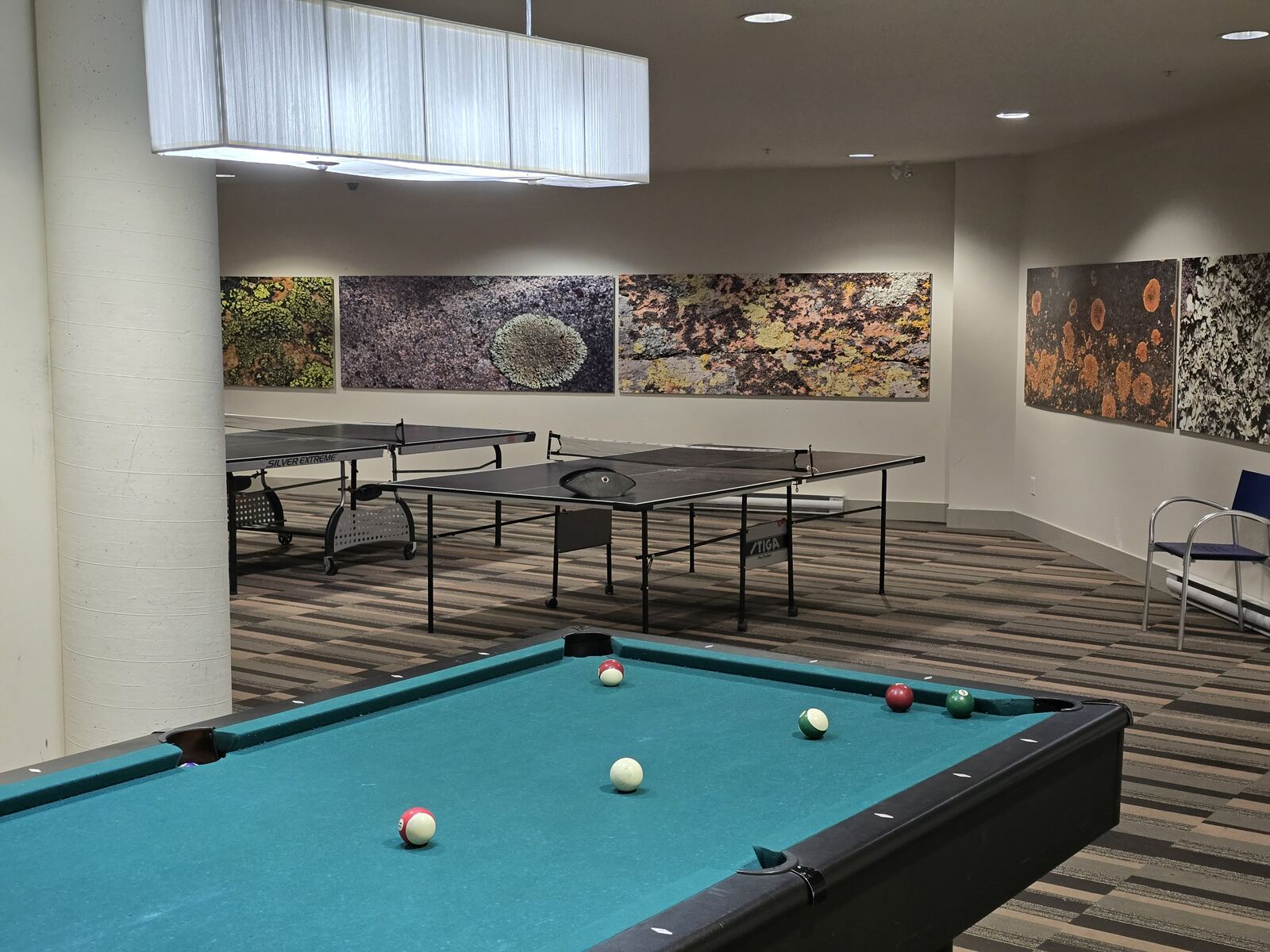 Games room pool table