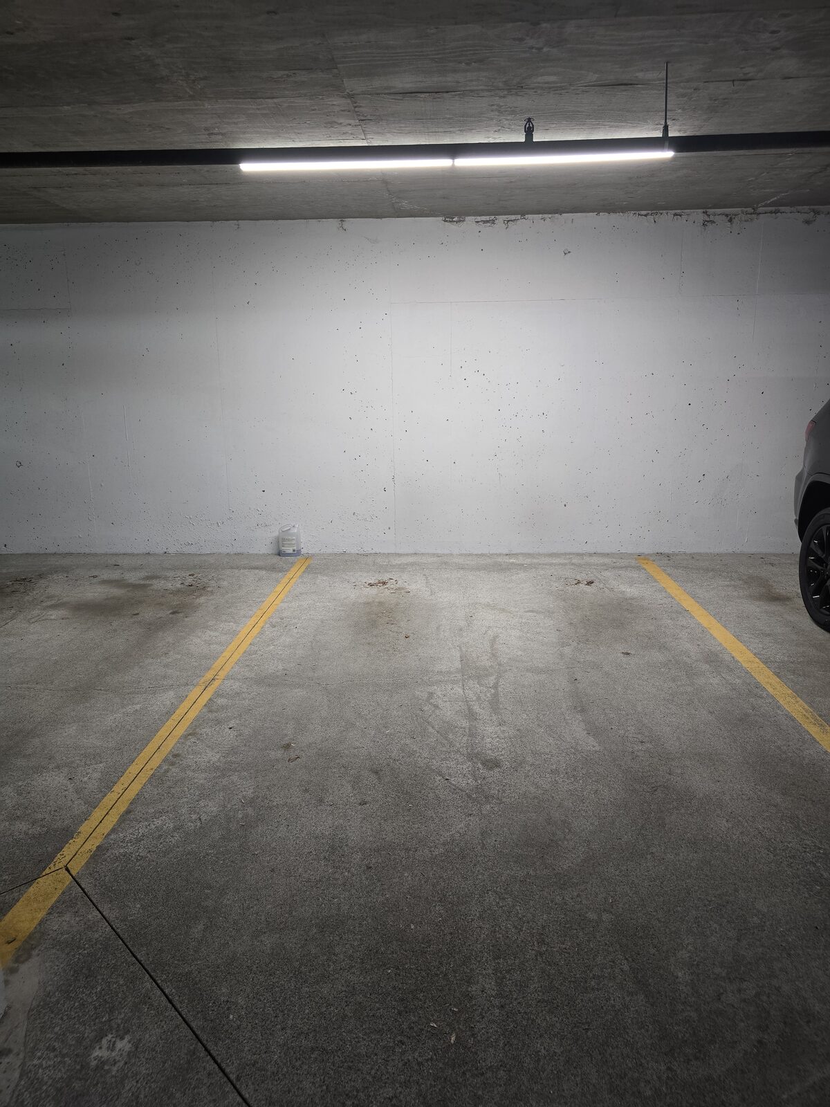 Dedicated underground parking stall